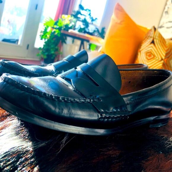 GH Bass Men's Larson Weejuns® Loafer  Black - Sz 8 - Picture 2 of 8